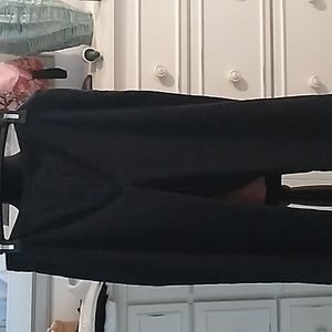 Liz Claiborne size 12 Ankle length black pants, 58% cotton